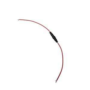 Lot Of 150 Black Red In-Line Fuse Holder 20AWG 5x20mm Glass Wire Fuse Tube New